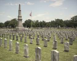 The cemetery has 80,000 and counting burials and still limited active.